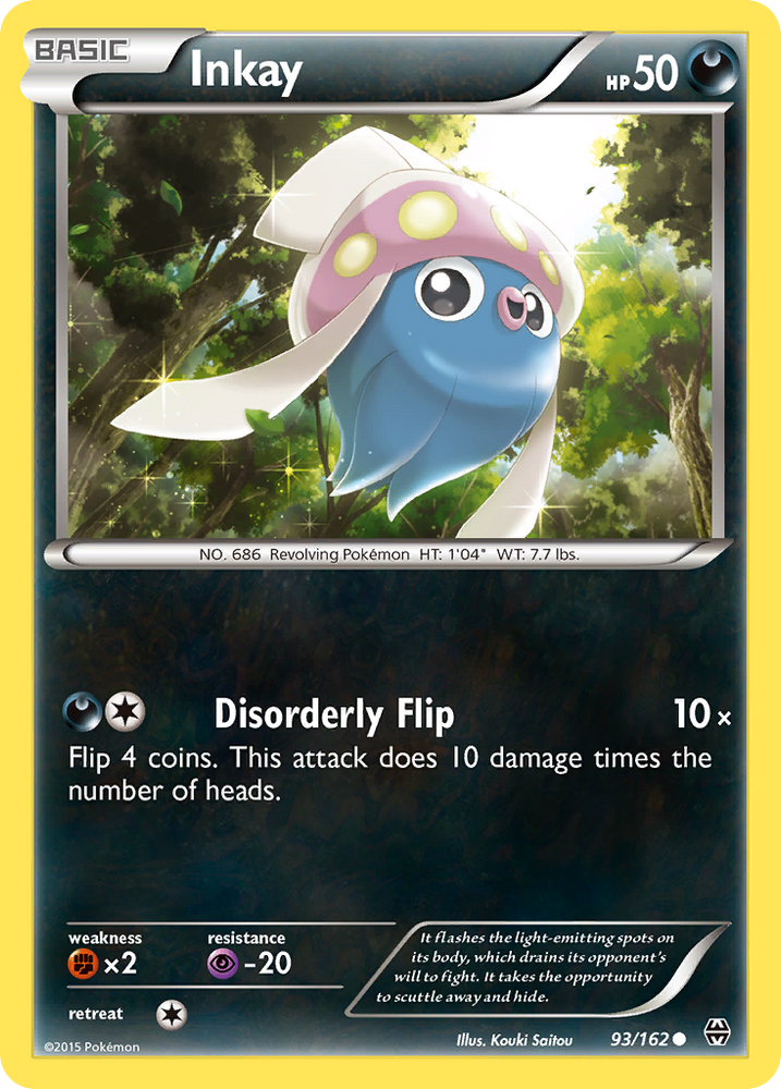 Inkay (93/162) [XY: BREAKthrough] Pokémon