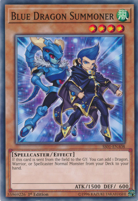 Blue Dragon Summoner [SS01-ENA08] Common Yu-Gi-Oh!
