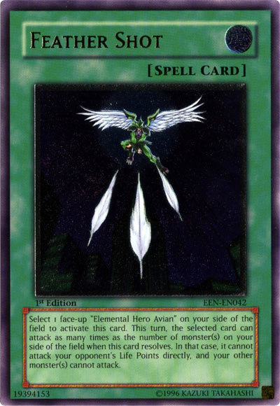 Feather Shot [EEN-EN042] Ultimate Rare Yu-Gi-Oh!
