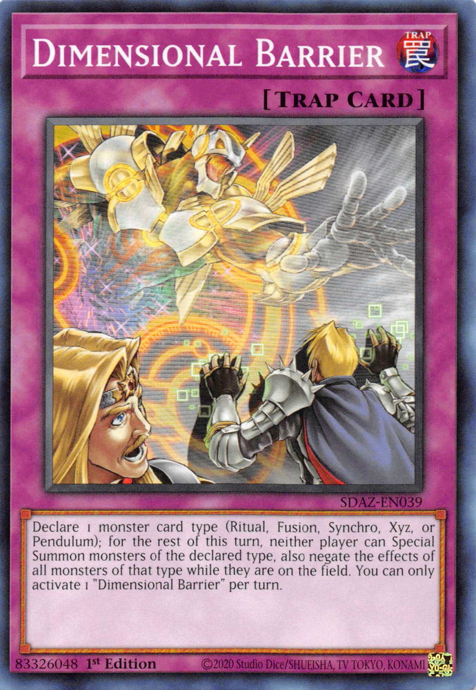 Dimensional Barrier [SDAZ-EN039] Common Yu-Gi-Oh!