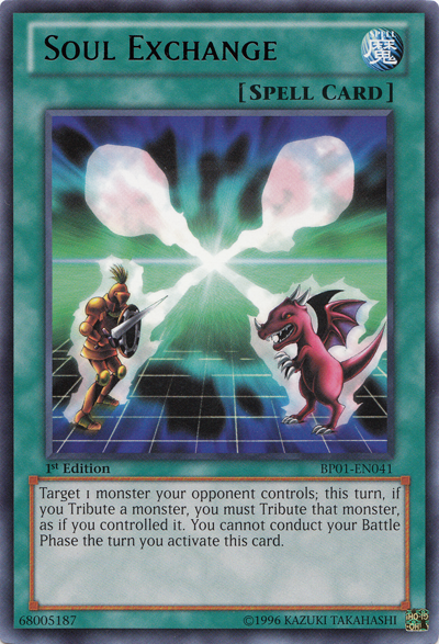 Soul Exchange [BP01-EN041] Rare Yu-Gi-Oh!