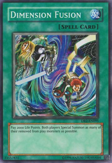 Dimension Fusion [DR2-EN095] Super Rare Yu-Gi-Oh!