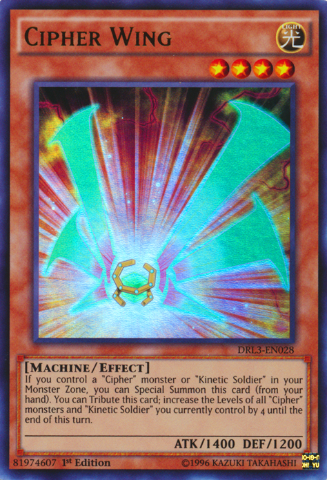Cipher Wing [DRL3-EN028] Ultra Rare Yu-Gi-Oh!