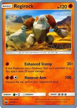 Regirock (80/168) (Buzzroc - Naohito Inoue) [World Championships 2018] Pokémon