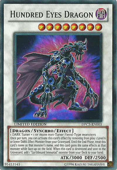 Hundred Eyes Dragon [DPC5-EN003] Super Rare Yu-Gi-Oh!