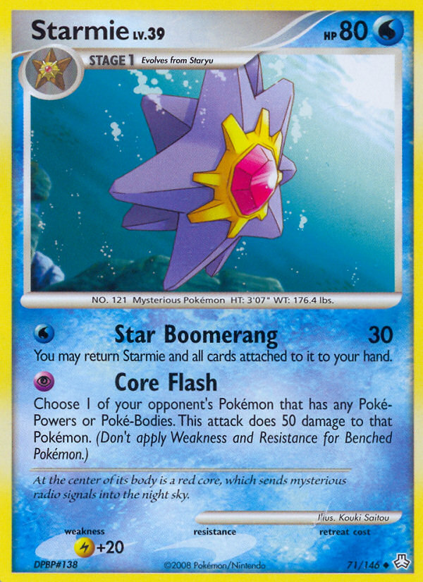 Starmie (71/146) [Diamond & Pearl: Legends Awakened] Pokémon