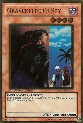 Gravekeeper's Spy [GLD4-EN010] Gold Rare Yu-Gi-Oh!