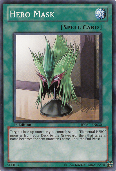 Hero Mask [RYMP-EN030] Common - Yugioh Cards For Your TCG Needs!