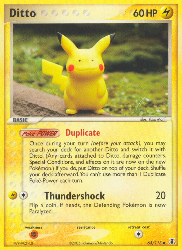 Ditto (63/113) [EX: Delta Species] Pokémon
