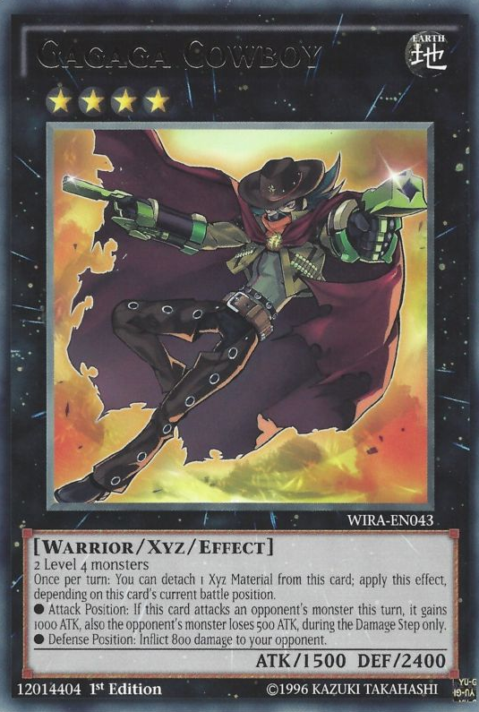 Gagaga Cowboy [WIRA-EN043] Rare Yu-Gi-Oh!