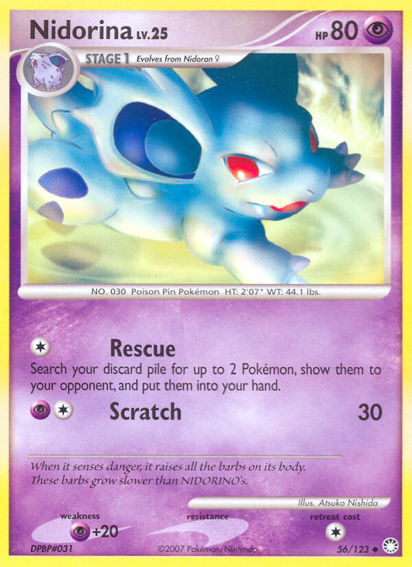 Nidorina (56/123) [Diamond & Pearl: Mysterious Treasures] Pokémon
