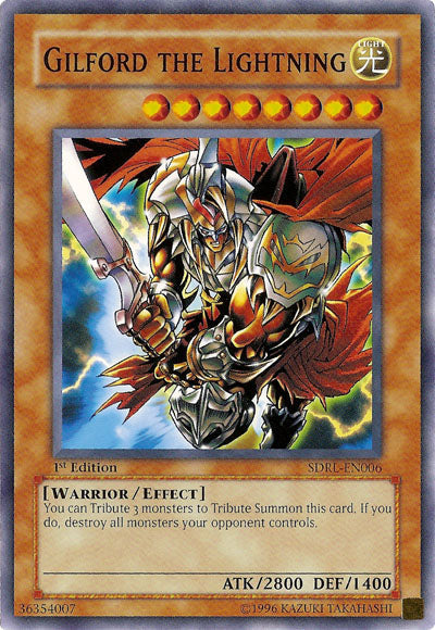 Gilford the Lightning [SDRL-EN006] Common Yu-Gi-Oh!