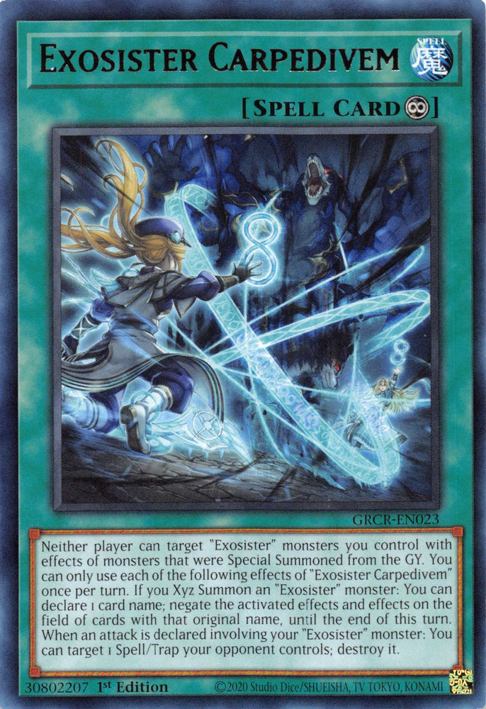 Exosister Carpedivem [GRCR-EN023] Rare Yu-Gi-Oh!