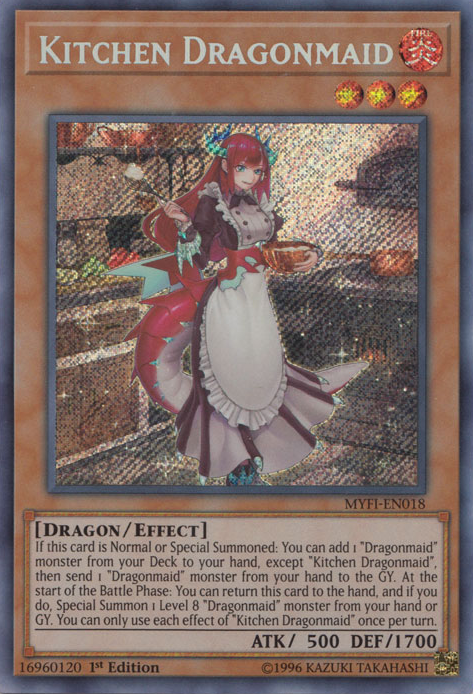 Kitchen Dragonmaid [MYFI-EN018] Secret Rare Yu-Gi-Oh!