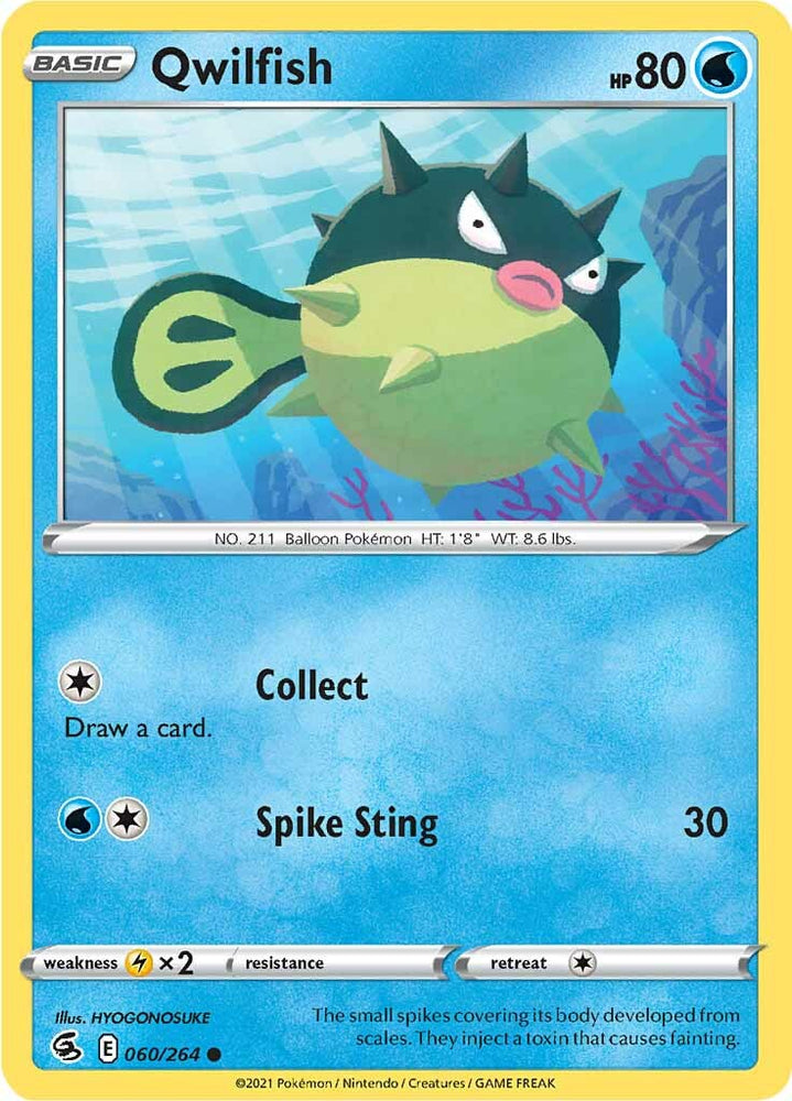 Qwilfish (060/264) [Sword & Shield: Fusion Strike] Pokémon