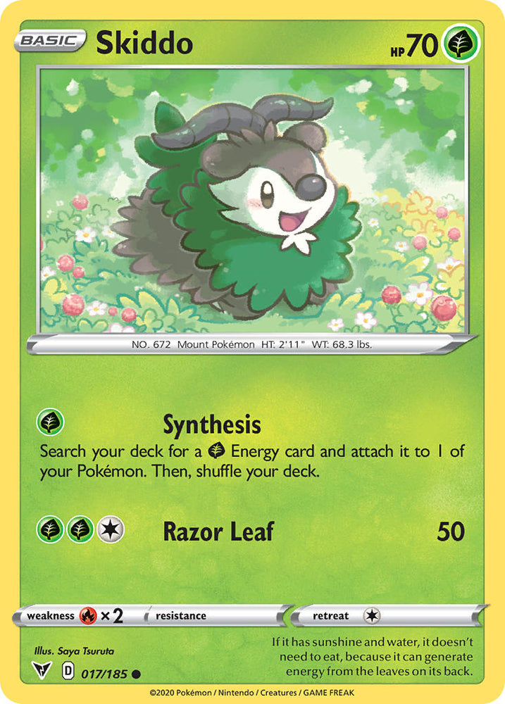 Skiddo (017/185) [Sword & Shield: Vivid Voltage] Pokémon