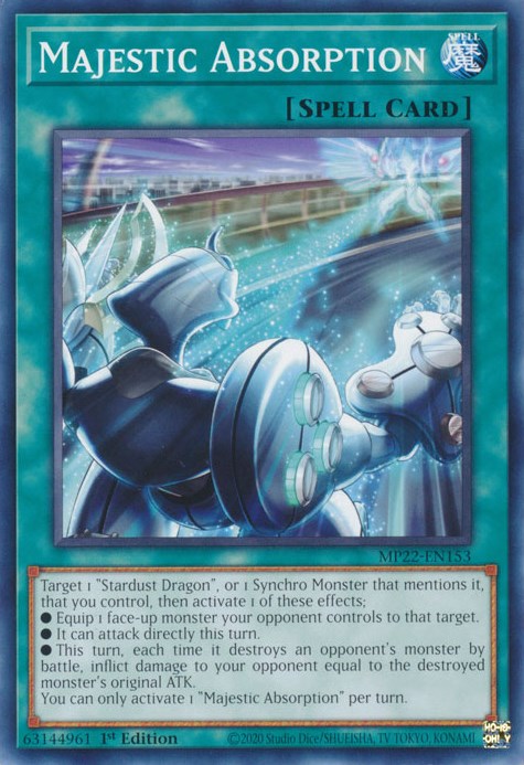 Majestic Absorption [MP22-EN153] Common Yu-Gi-Oh!