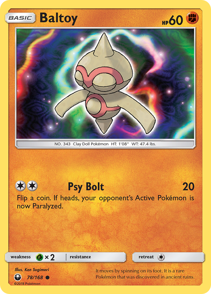 Baltoy (78/168) [Sun & Moon: Celestial Storm] Pokémon