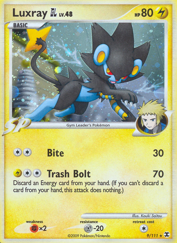 Luxray GL (9/111) [Platinum: Rising Rivals] Pokémon