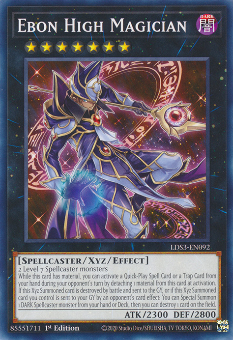 Ebon High Magician [LDS3-EN092] Common Yu-Gi-Oh!