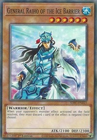 General Raiho of the Ice Barrier [SDFC-EN015] Common Yu-Gi-Oh!