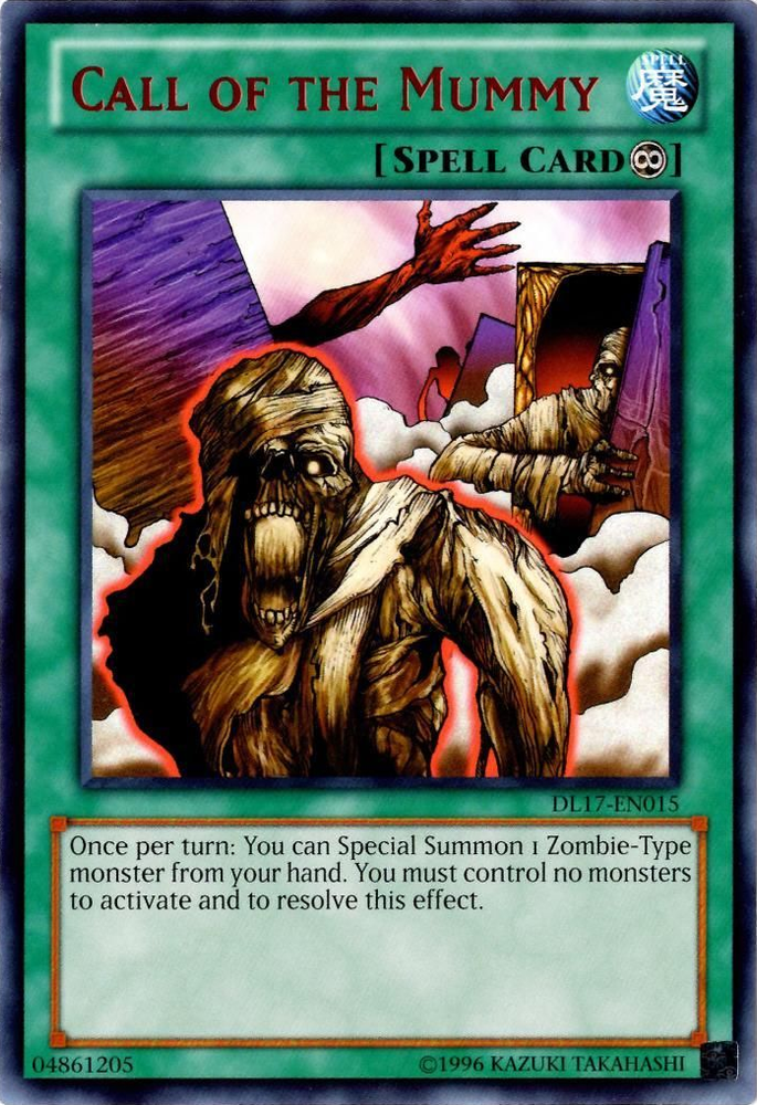 Call of the Mummy (Red) [DL17-EN015] Rare Yu-Gi-Oh!