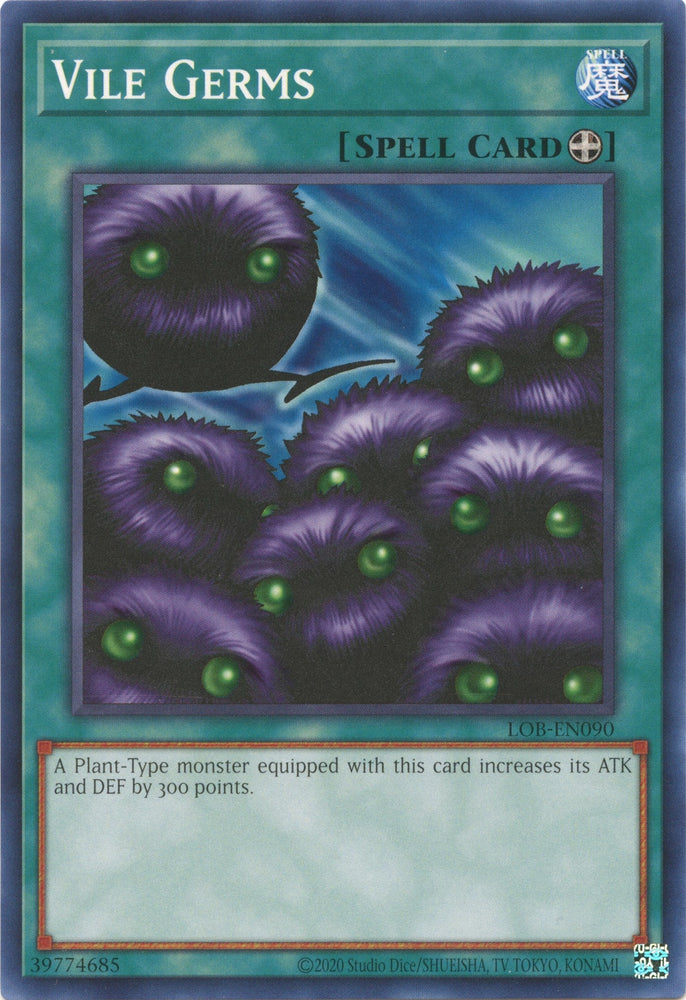 Vile Germs (25th Anniversary) [LOB-EN090] Common Yu-Gi-Oh!