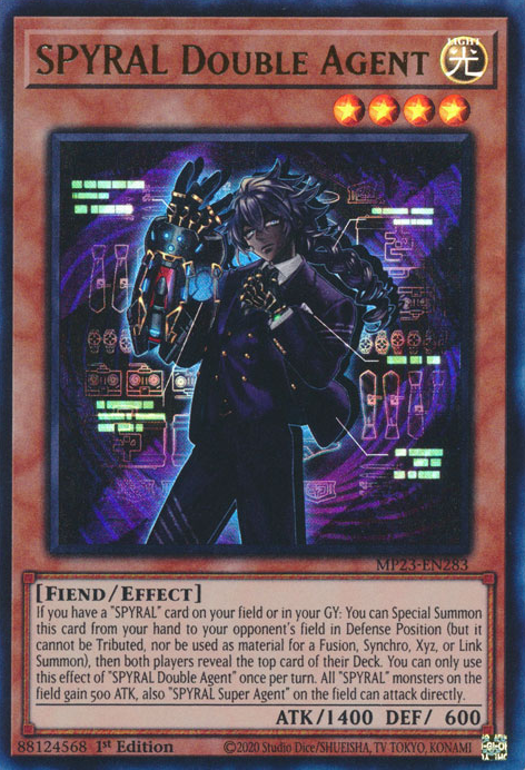 SPYRAL Double Agent [MP23-EN283] Ultra Rare Yu-Gi-Oh!