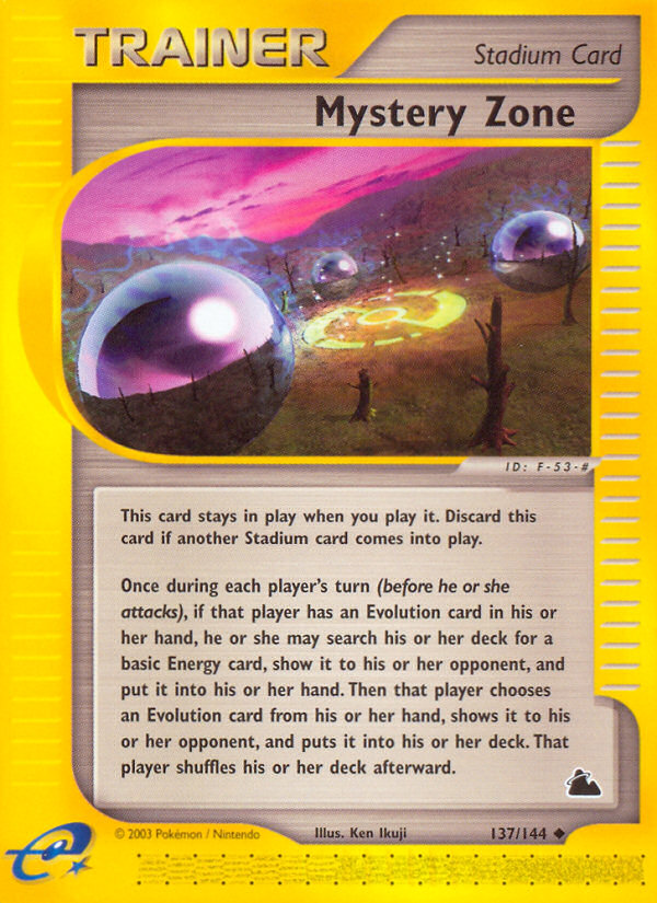 Mystery Zone (137/144) [Skyridge] Pokémon