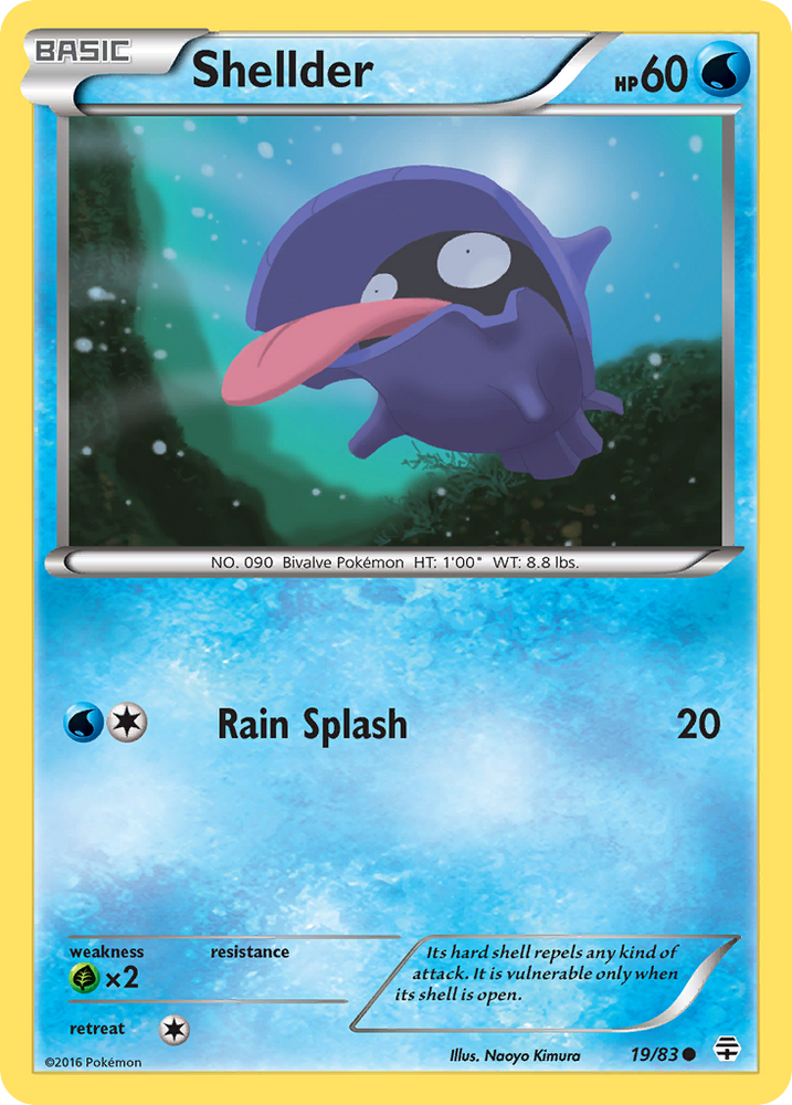 Shellder (19/83) [XY: Generations] Pokémon