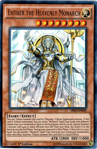 Ehther the Heavenly Monarch [SR01-EN000] Ultra Rare Yu-Gi-Oh!