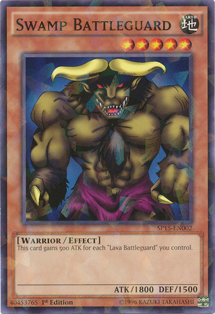 Swamp Battleguard [SP15-EN002] Shatterfoil Rare Yu-Gi-Oh!