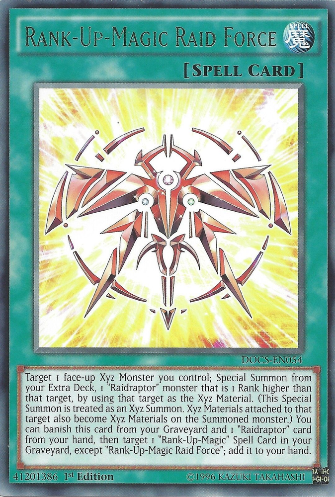 Rank-Up-Magic Raid Force [DOCS-EN054] Rare Yu-Gi-Oh!
