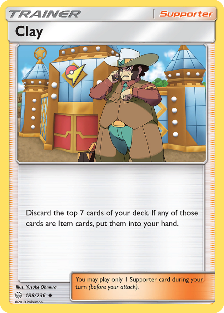 Clay (188/236) [Sun & Moon: Cosmic Eclipse] Pokémon