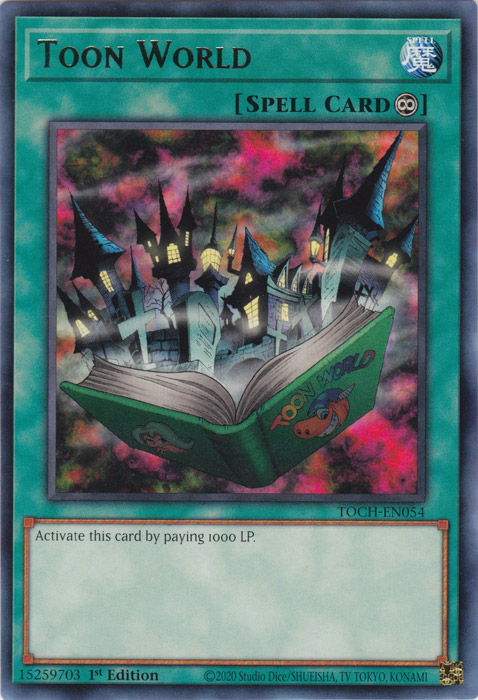Toon World [TOCH-EN054] Rare Yu-Gi-Oh!