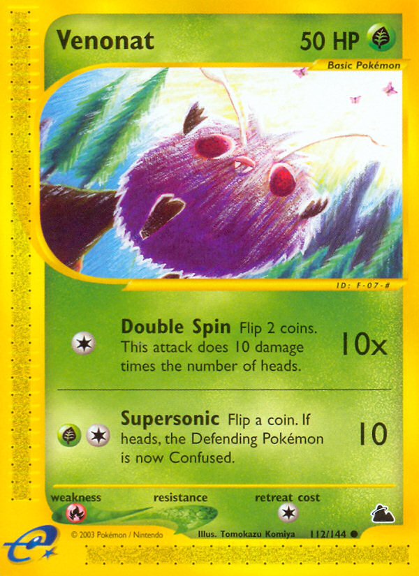 Venonat (112/144) [Skyridge] Pokémon