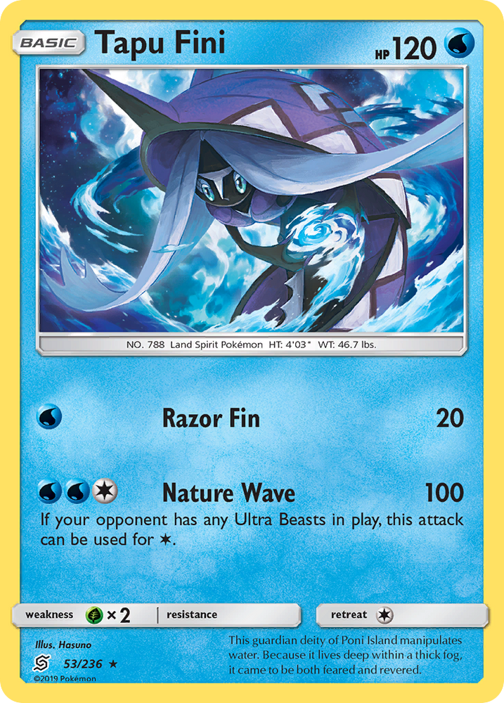 Tapu Fini (53/236) [Sun & Moon: Unified Minds] Pokémon