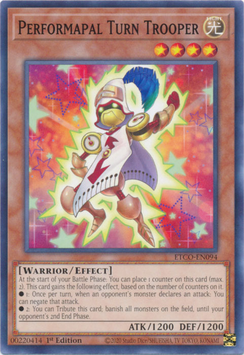 Performapal Turn Trooper [ETCO-EN094] Common Yu-Gi-Oh!