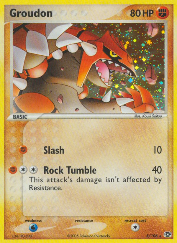 Groudon (5/106) [EX: Emerald] Pokémon