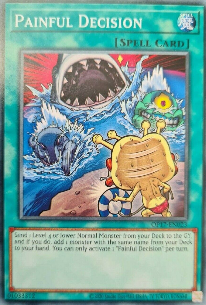 Painful Decision [OP17-EN023] Common Yu-Gi-Oh!
