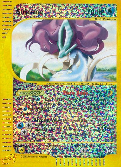 Suicune (8/12) [Box Topper] Pokémon