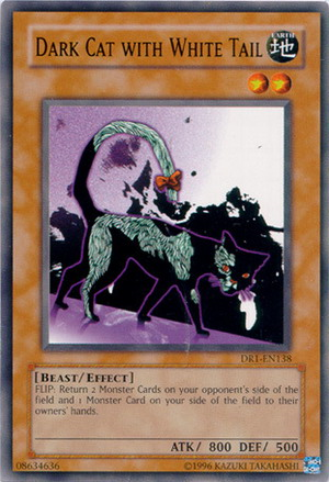 Dark Cat with White Tail [DR1-EN138] Common Yu-Gi-Oh!