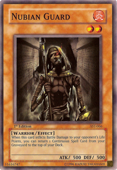 Nubian Guard [AST-066] Common Yu-Gi-Oh!
