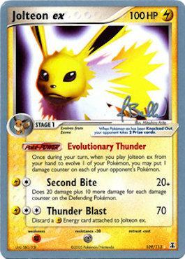 Jolteon ex (109/113) (Eeveelutions - Jimmy Ballard) [World Championships 2006] Pokémon