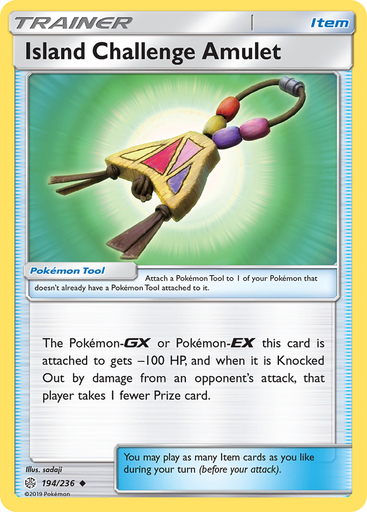 Island Challenge Amulet (194/236) [Sun & Moon: Cosmic Eclipse] Pokémon