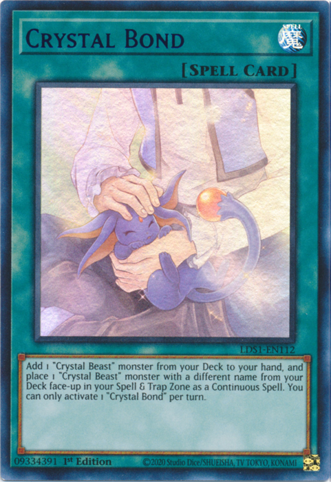 Crystal Bond (Blue) [LDS1-EN112] Ultra Rare Yu-Gi-Oh!