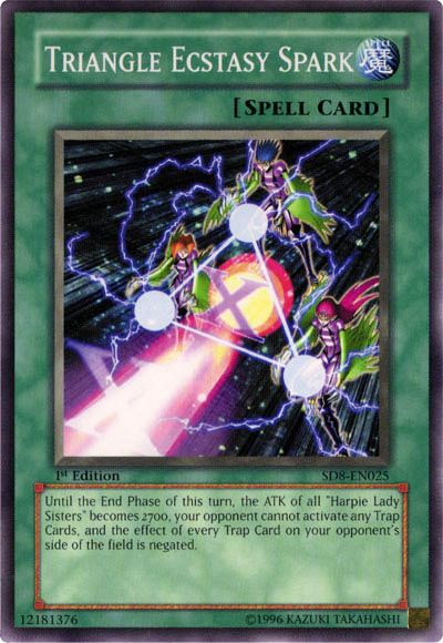 Triangle Ecstasy Spark [SD8-EN025] Common Yu-Gi-Oh!