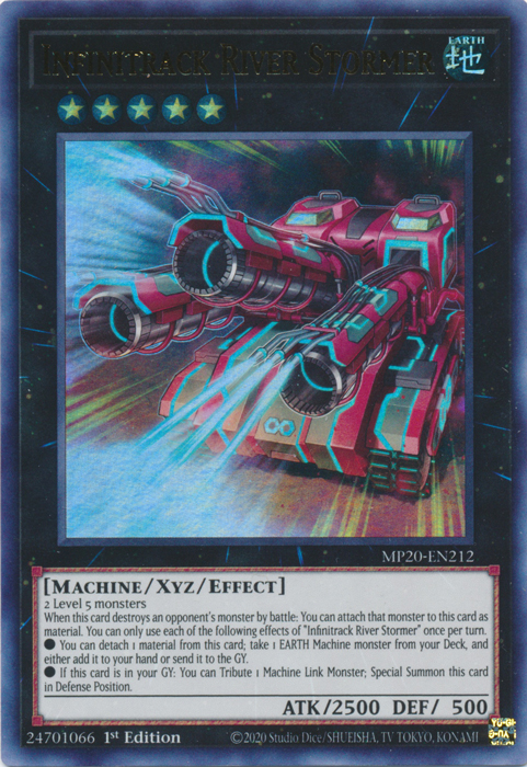 Infinitrack River Stormer [MP20-EN212] Ultra Rare Yu-Gi-Oh!