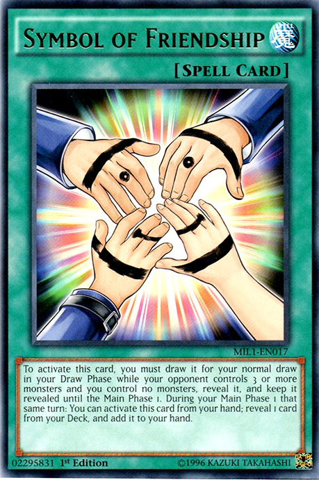 Symbol of Friendship [MIL1-EN017] Rare Yu-Gi-Oh!
