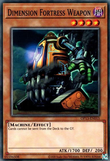 Dimension Fortress Weapon [OP13-EN015] Common Yu-Gi-Oh!